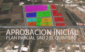 APROBACIÓN INICIAL PLAN PARCIAL SAU 2 - EL QUINTERO