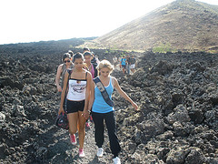 JÓVENES DEL MUNICIPIO DISFRUTARON DE SENDERISMO POR CALDERA BLANCA